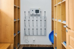 Botárna s vysoušečem lyžáků